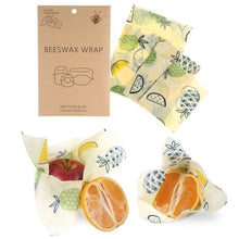 Load image into Gallery viewer, Beeswax food wraps blue pineapple
