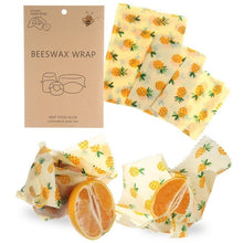 Load image into Gallery viewer, Reusable Beeswax Food Wraps (3 pieces)
